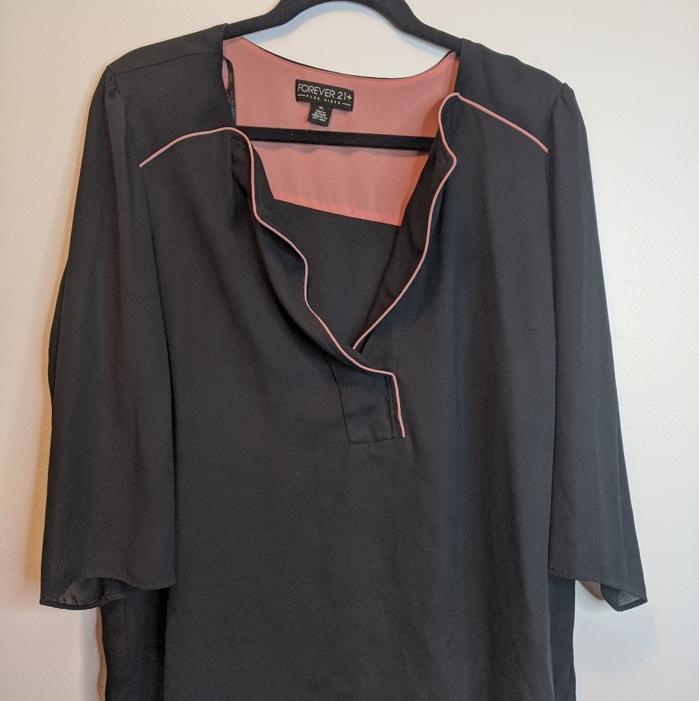 Forever21 3/4 Sleeve Dress Shirt
